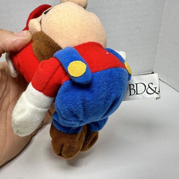 Nintendo Flying Mario Plush Bean Bag BDA N64 Video Game Plush Toy 6” Vintage - Picture 5 of 5